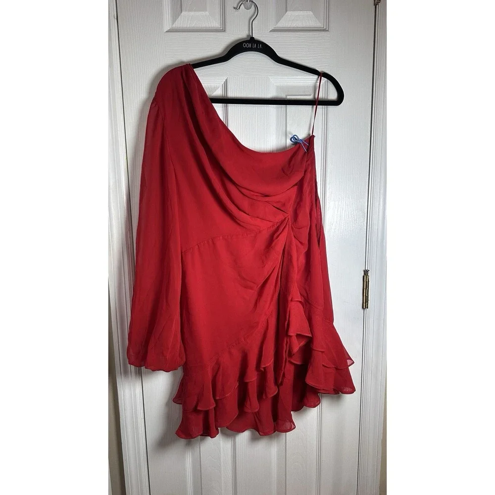 NWT Michael Costello X Revolve Sunny Mini Dress $248 Size XL - Picture 6 of 10